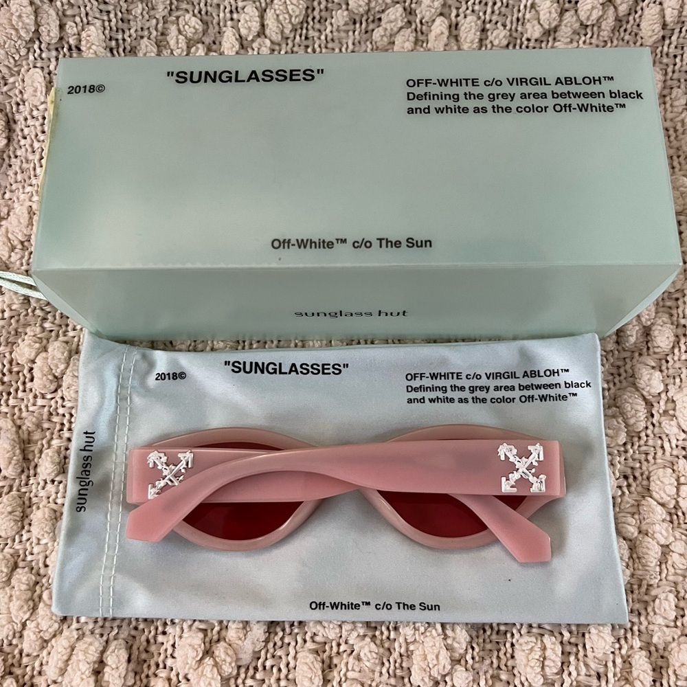 Off-White Pink Sunglasses